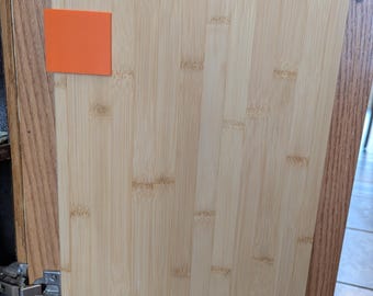 Inner Cabinet Door 3D Printed Cutting Board Holder No Screws Kitchen Cabinet Organizer No Screws 3M Command Strips Utilize Wasted Space Wood