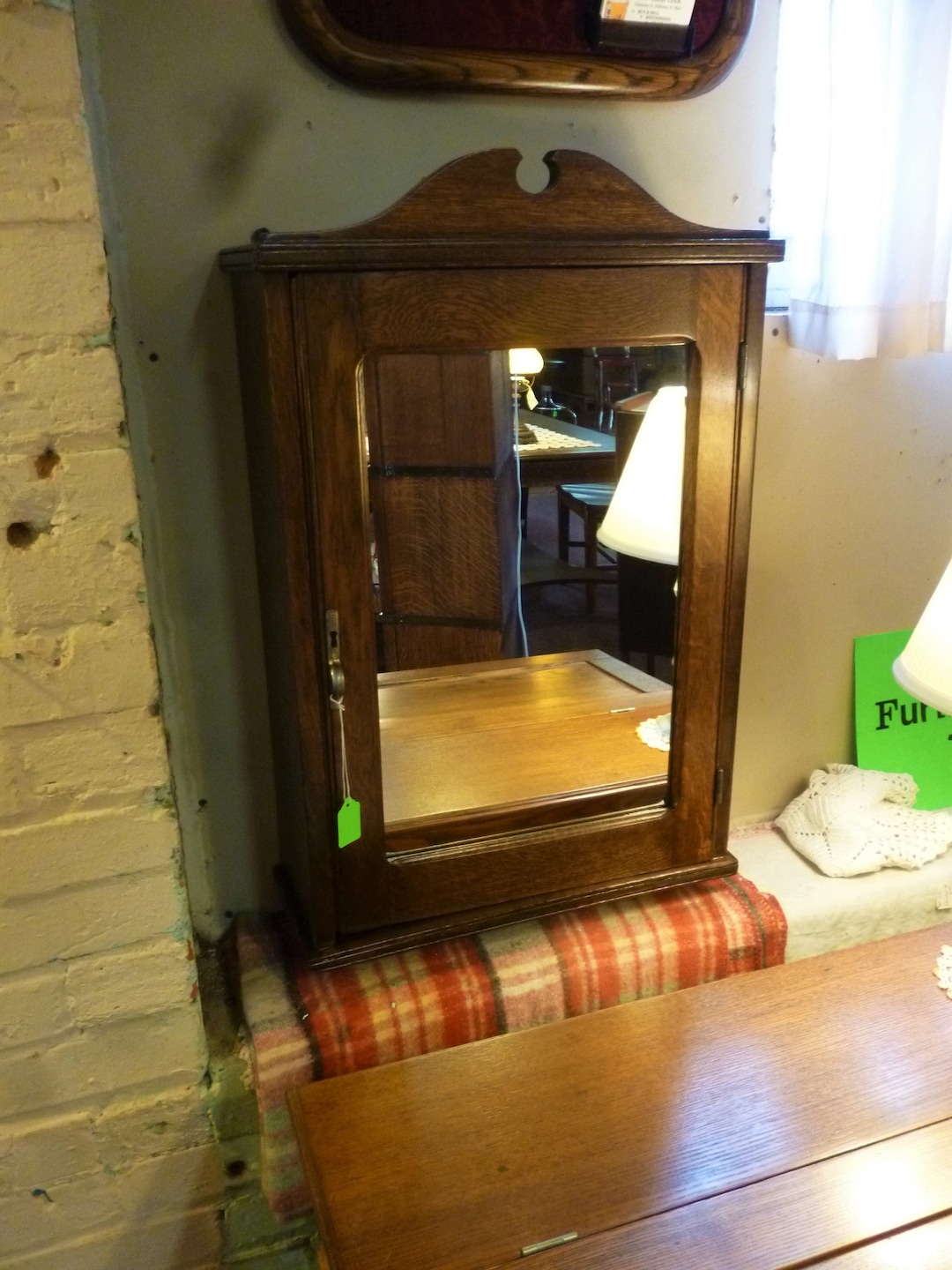 Antique Oak Medicine 1900's Refinished Restored. Etsy