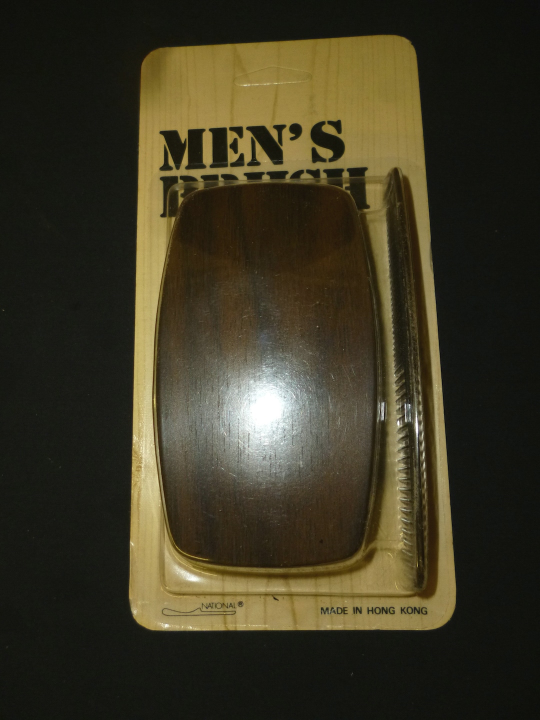 Mens Military Style Hair Brush With Comb new Old Stock Nylon Bristles Etsy