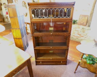 Antique oak barrister bookcase stacking shipping calculator incorrect buyer to contract and pay freight co. for shipping