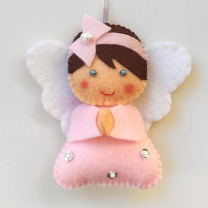 Felt Angel Ornament, Christmas Decor, Christmas Gift Idea, Angel Figurine, Handmade