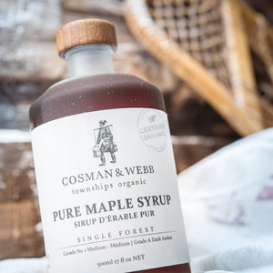 Pure Organic Maple Syrup. Unblended & Single Forest from Quebec, Canada. image 1