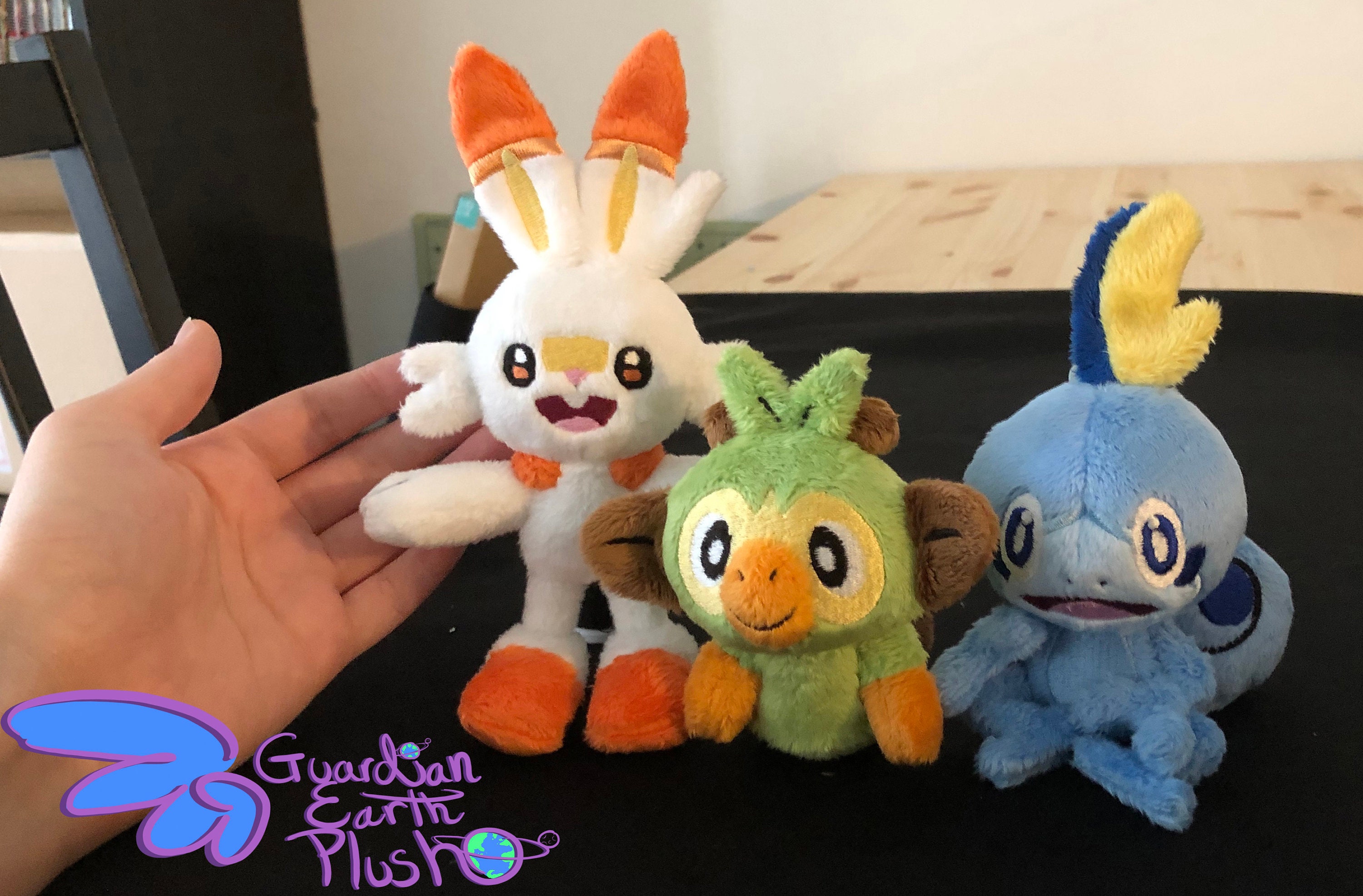 Scorbunny Pokemon Plush Keychain Pokemon Sword and Shield Etsy