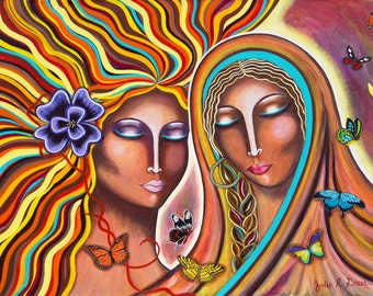 Loves Unconditionally - original painting by Julie Greer