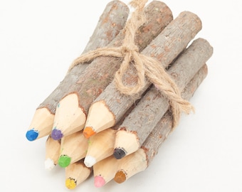 Juego de crayones QIRU / Pine, hechos a mano y aptos para veganos