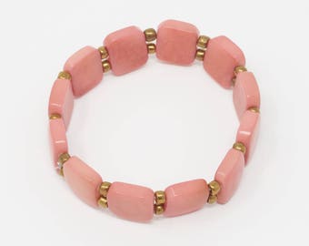 TAWAKUCHU / Pulsera de azulejos de Tagua, hecha a mano y vegana