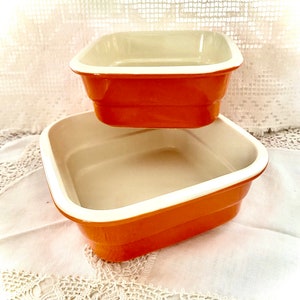 Lenox American by Design Set of 2 Orange Serving Dishes