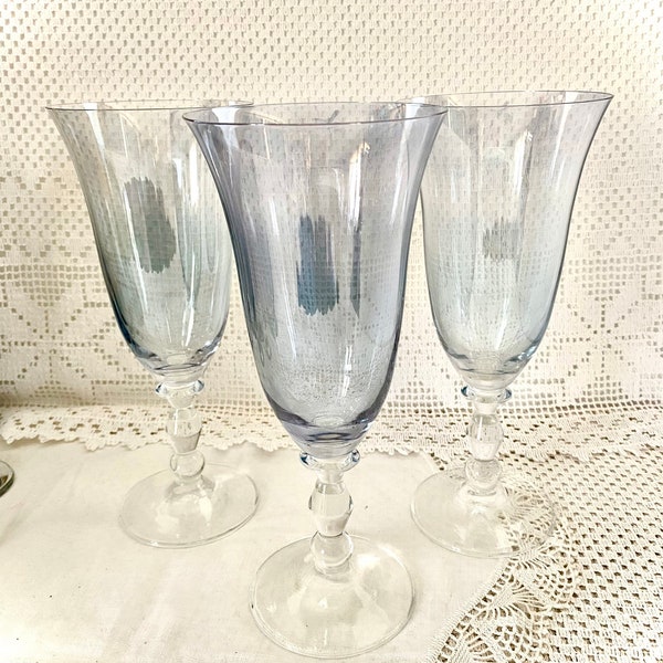 Mikasa Blue Glasses Etsy