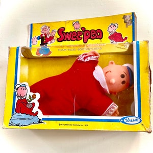 Popeye Swee&#39;Pea Doll 1979 New in Box 1979