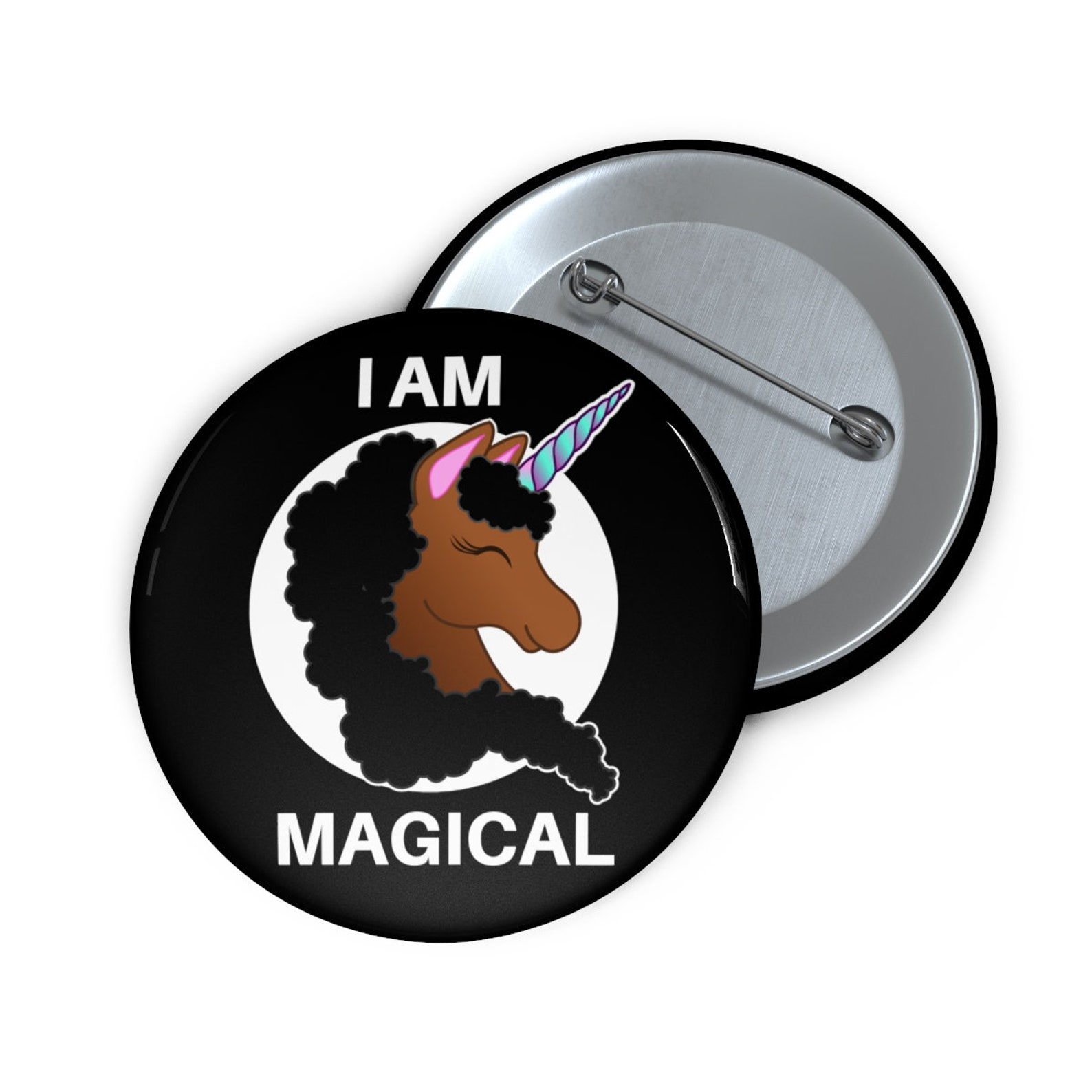 Magical Unicorn African American Black Unicorn Unicorn Etsy