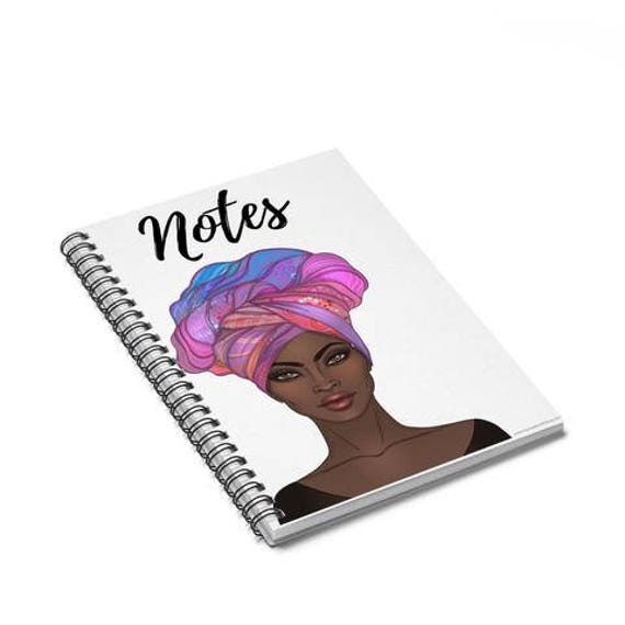 Black Girl Journals Black Woman Notebook Natural Hair Etsy