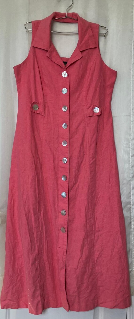 chinese dress ladies In The Moment Linen Dress
