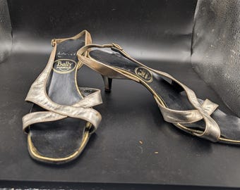 Rare Dolcis by Bally Norwich 40s-50s Gold Heels