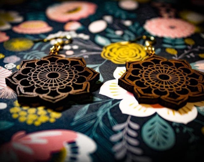 Mandala earrings