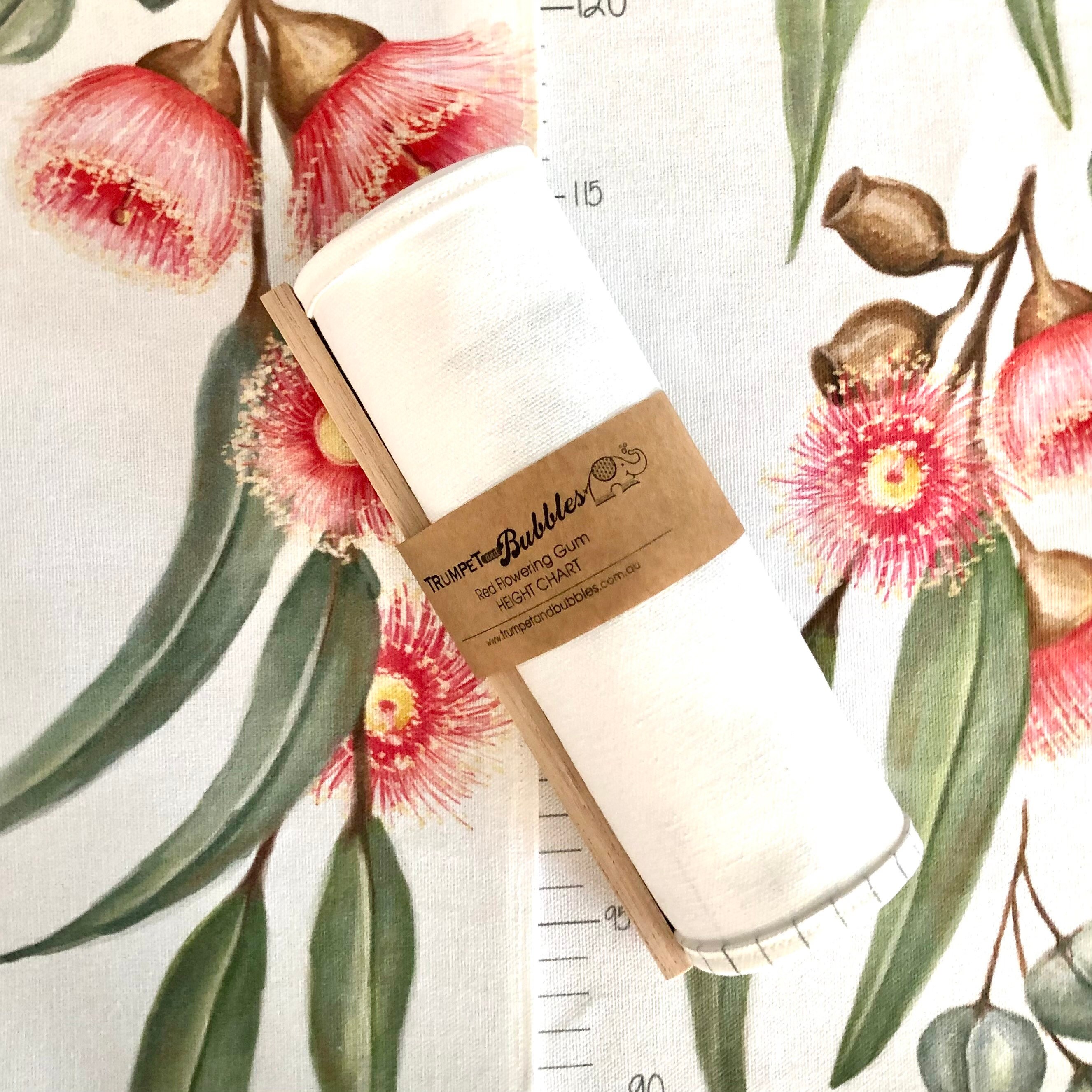 Red Flowering Gum Height Chart / Growth Chart Etsy Australia