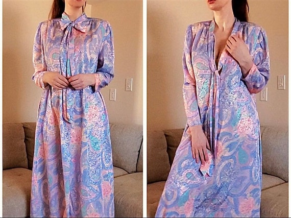 Vintage 1970s Lucie Ann Robe/Caftan/Hostess Gown/… - image 1