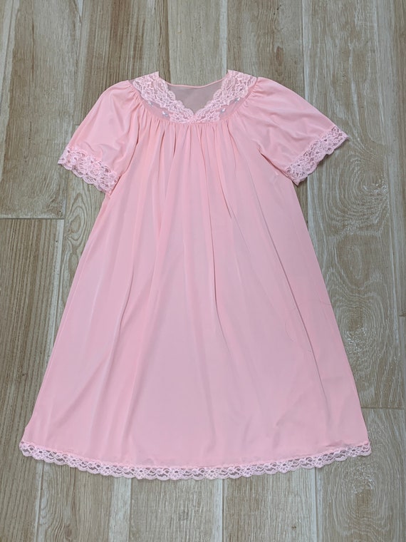 Vintage Shadowline Babydoll Nightgown & Robe Set,… - image 7