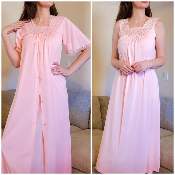 Lorraine Pretty Pink Nylon Floral Satin Lace Peign