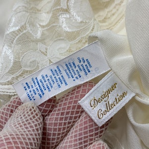 Olga Gold Label Nightgown W/ Rare Scalloped LACE HEM Ivory - Etsy