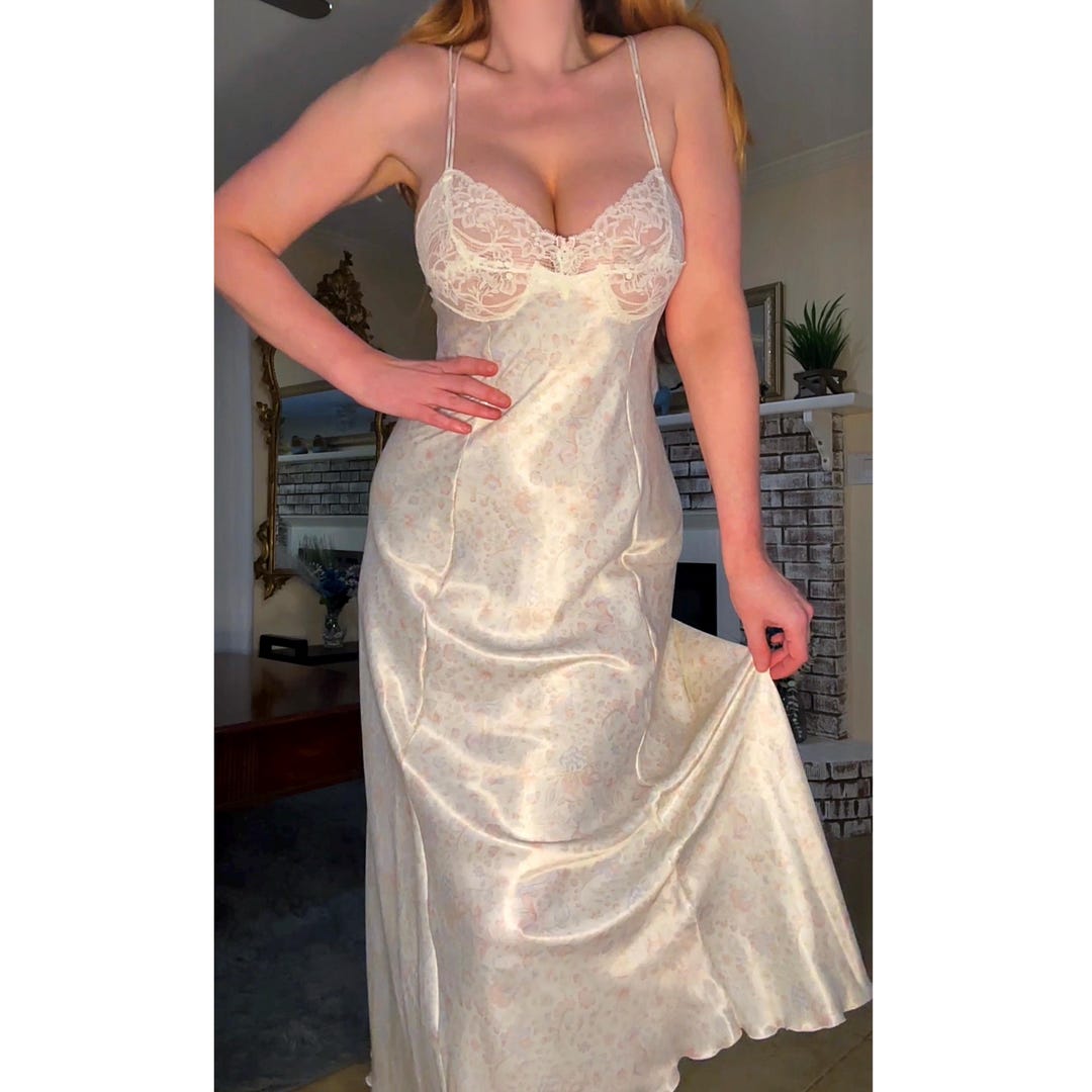 vintage-olga-nightgown-silver-label-original-prototype-nwt-floral