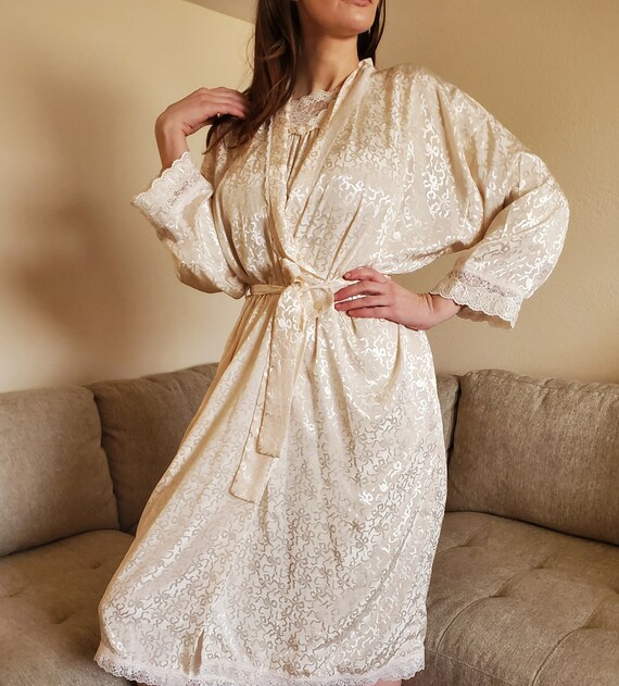 Vintage Dior Le Connaisseur Nightgown & Robe Set … - image 6