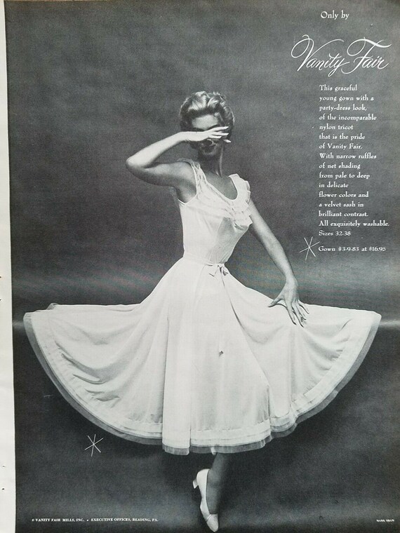 Vintage Vanity Fair Babydoll nightie 1960s Blue Chiffon Nightgown With Flirty Ruffles and Lace at the Bodice 34 Party Dress Etsy Canada