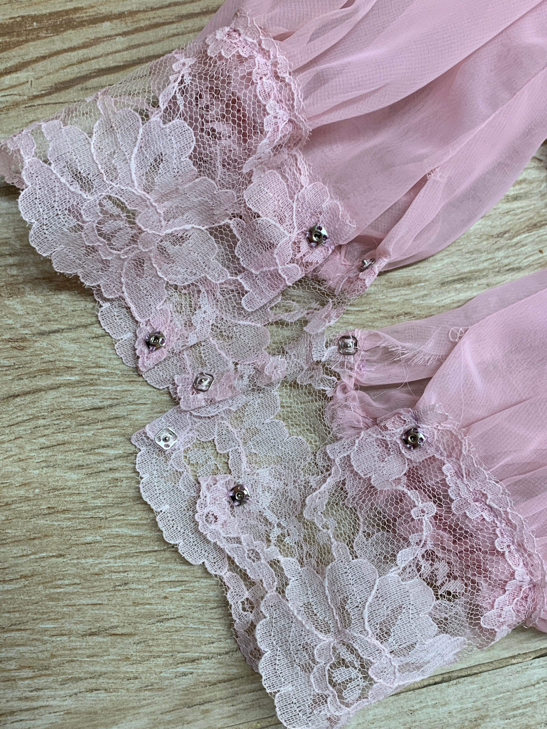 Antique Sheer Silk Pink Blouse /victorian/edwardian/antique