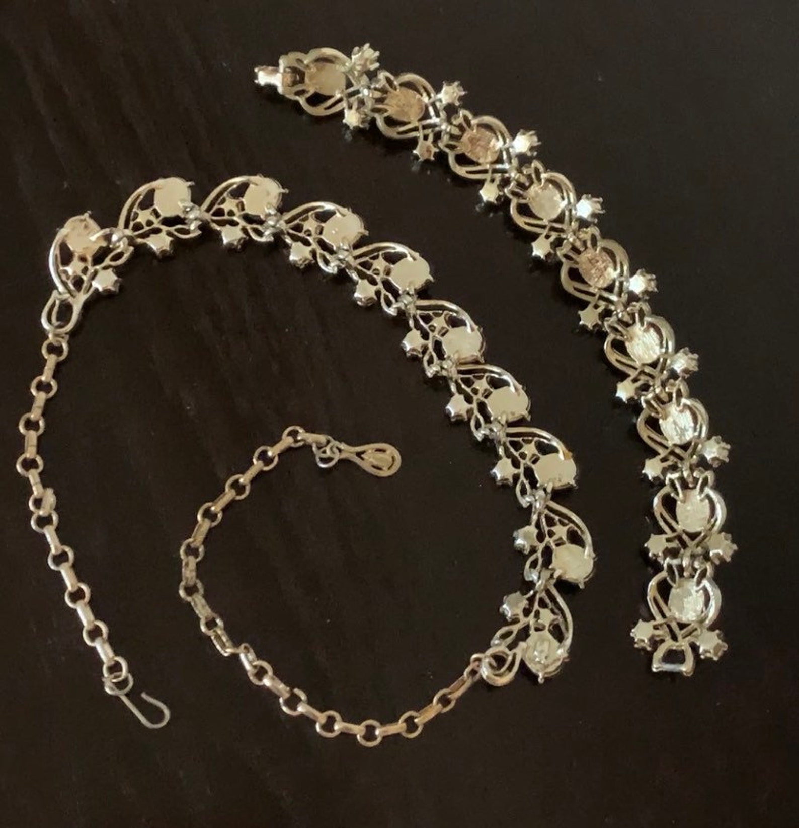 vintage-1950s-coro-necklace-and-bracelet-set-with-rare-purple-and-pink