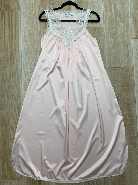 クリスチャンディオール、レースのネグリジェ ロゴ入り クリスチャン