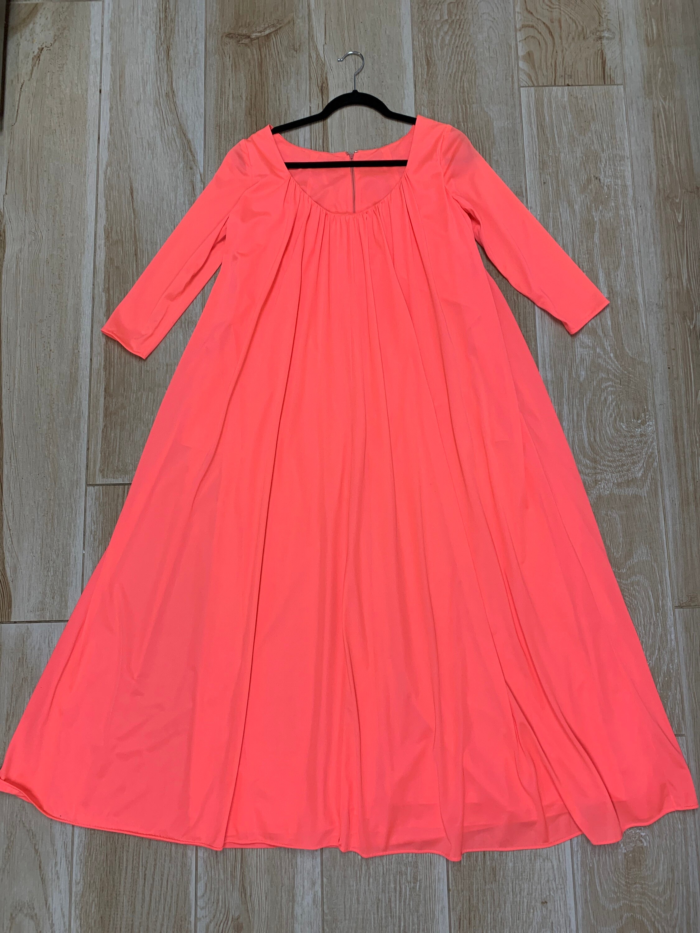 vintage-lucie-ann-nightgown-robe-lounge-dress-hostess-gown-bright