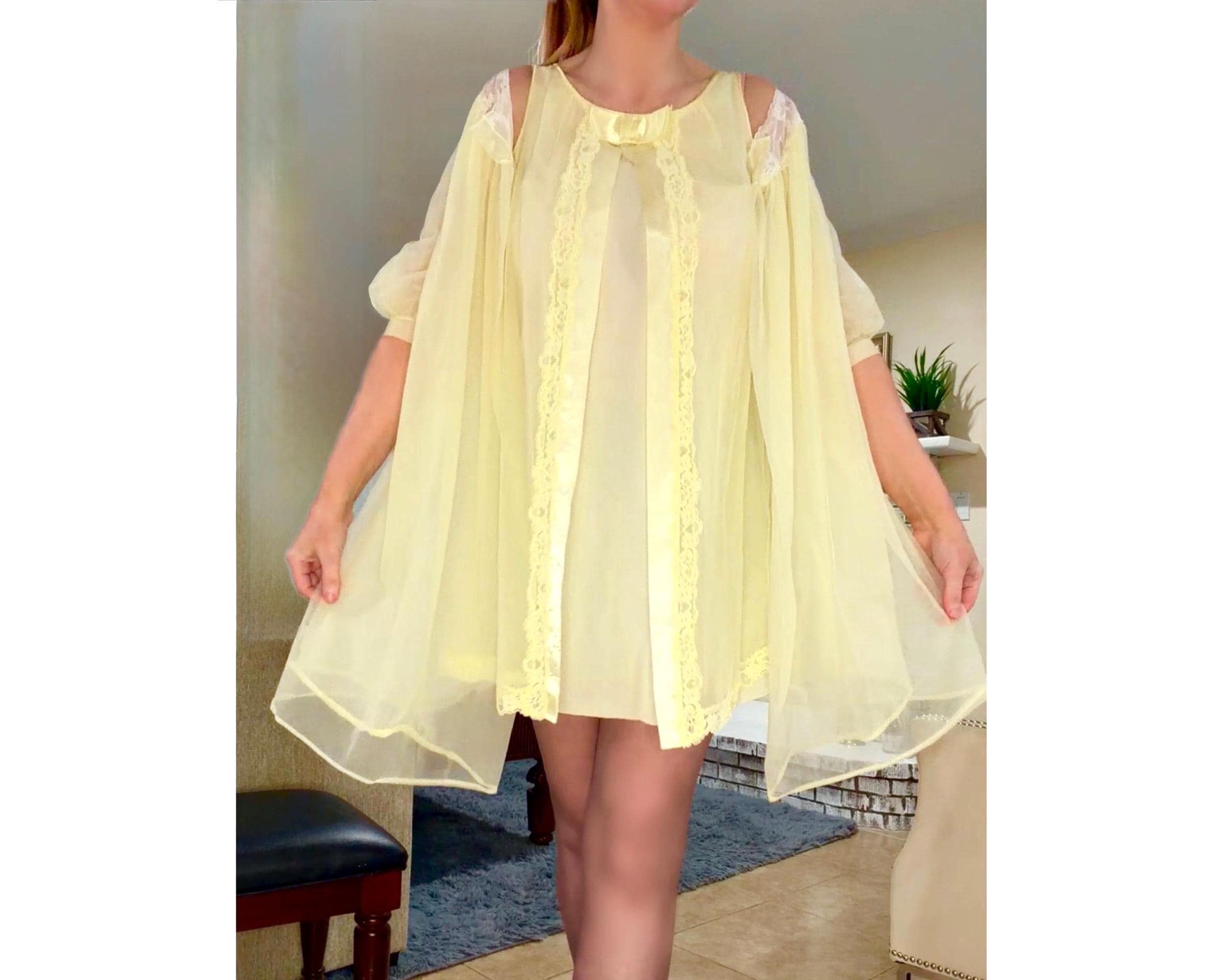 Chiffon Babydoll Set - Etsy Chiffon Babydoll Set - Etsy