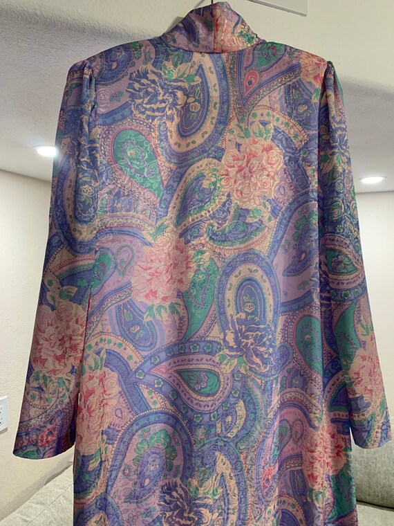 Vintage 1970s Lucie Ann Robe/Caftan/Hostess Gown/… - image 5