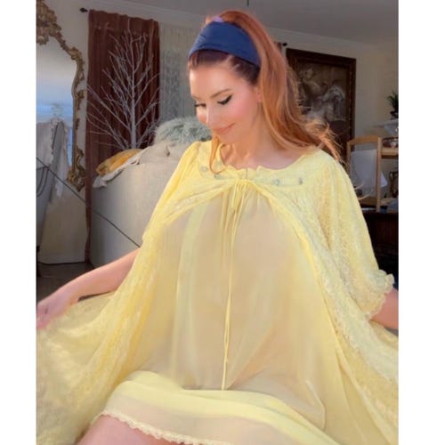 Chemise De Nuit Vintage Gafer - Taille 42, Rose Dentelle, Neuf D'époque