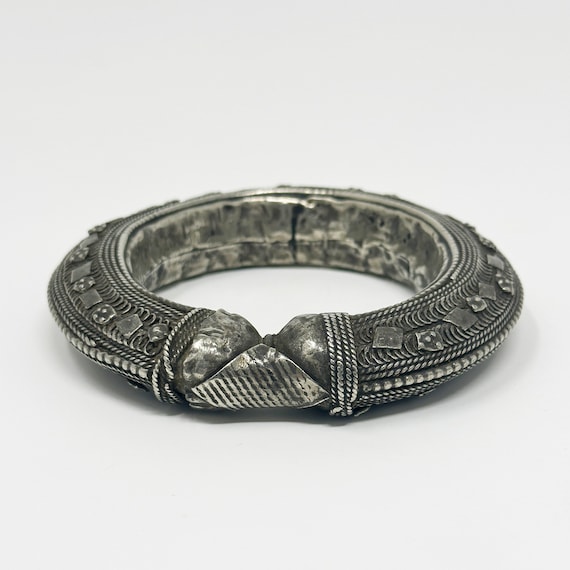 Old Yemeni Silver Filigree Bracelet