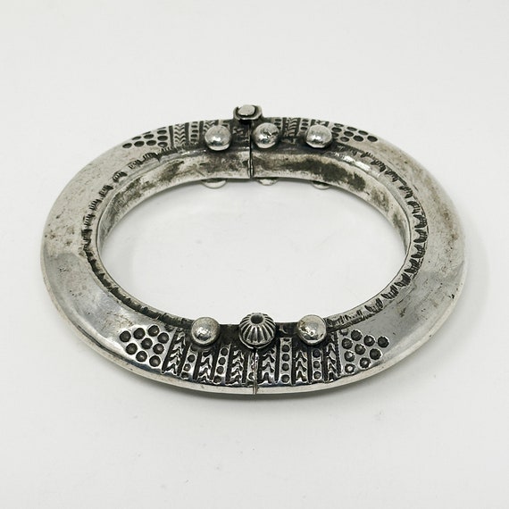 Vintage Handwoven Antique Silver Ghunghro Bell Bracelet, Vintage Sterling  Silver Tribal Bracelet, Bohemian Silver Band, Wide Silver Bracelet - Etsy