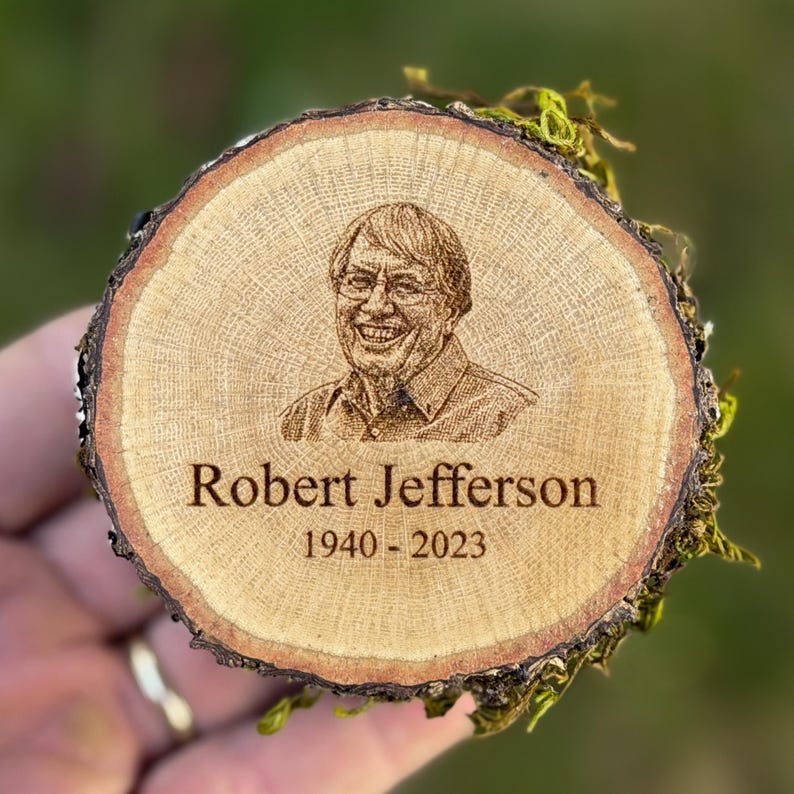 Mini Keepsake Urn log Sharing Urn Cremation Urn Rustic Mini Keepsake Urn Sharing Urn for Family immagine 3