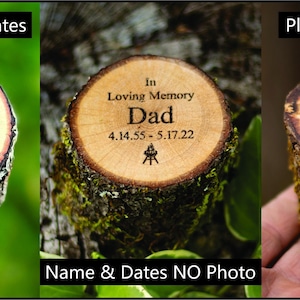 Mini Keepsake Urn log Sharing Urn Cremation Urn Rustic Mini Keepsake Urn Sharing Urn for Family immagine 14