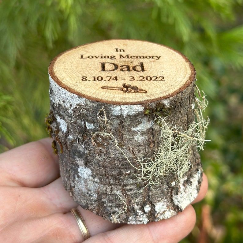 Mini Mushroom Urn Dad Memorial Sharing Urn Cremation Urn Etsy