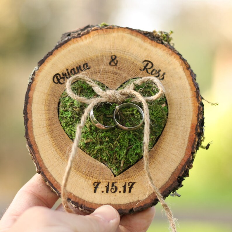 Wedding Ring Box Alternative & WALL DISPLAY Ring Bearer Etsy