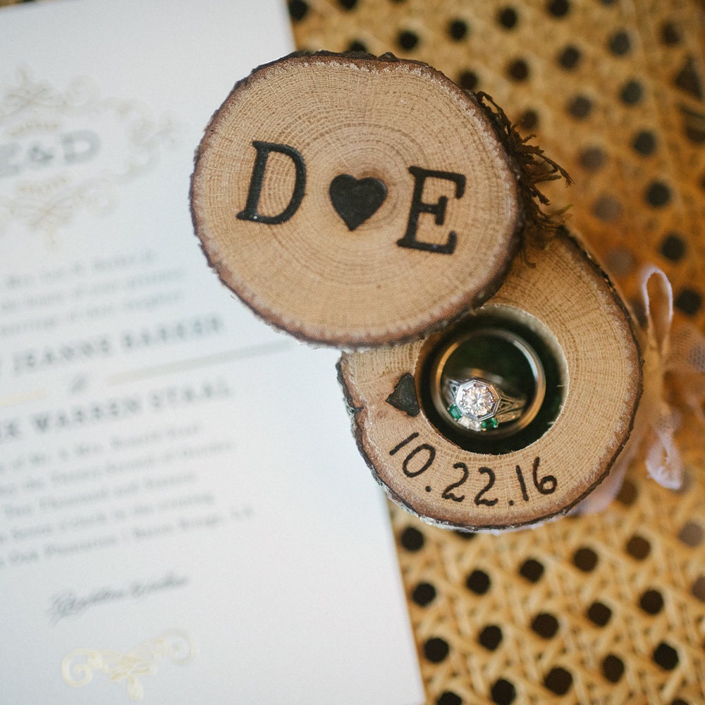Elopement Ring Boxes Wedding Ring Box Wood Ring Box Proposal Ring Box…