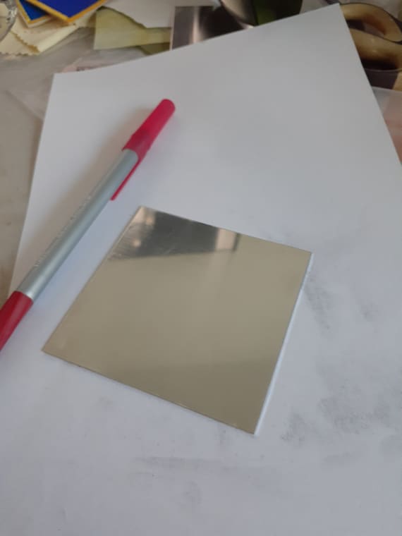 solid 925 sterling Silver Square Sheet - 3x3 Inches