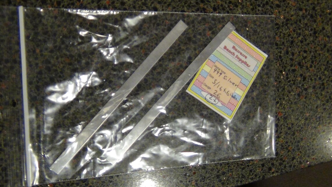 thumbnail image 2 of Pure 999 Fine Silver Metal Strips – 1/2 X 6 Inch – For Colloidal Silver Making, Jewelry, Crafts 2 of 2