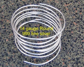 1  OZ .999 Fine silver 14 gauge Round dead soft 4 feet 6 inches 28 + grams pure