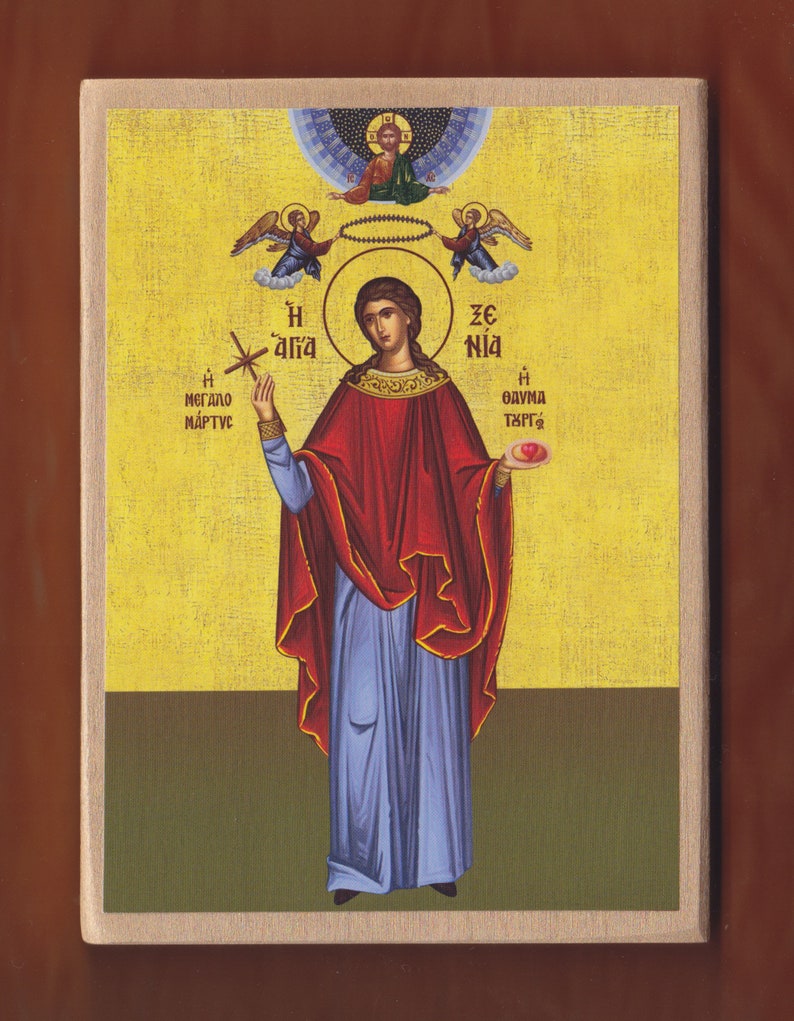St Xenia the Deaconess of Rome Orthodox Iconmonk Michael Etsy