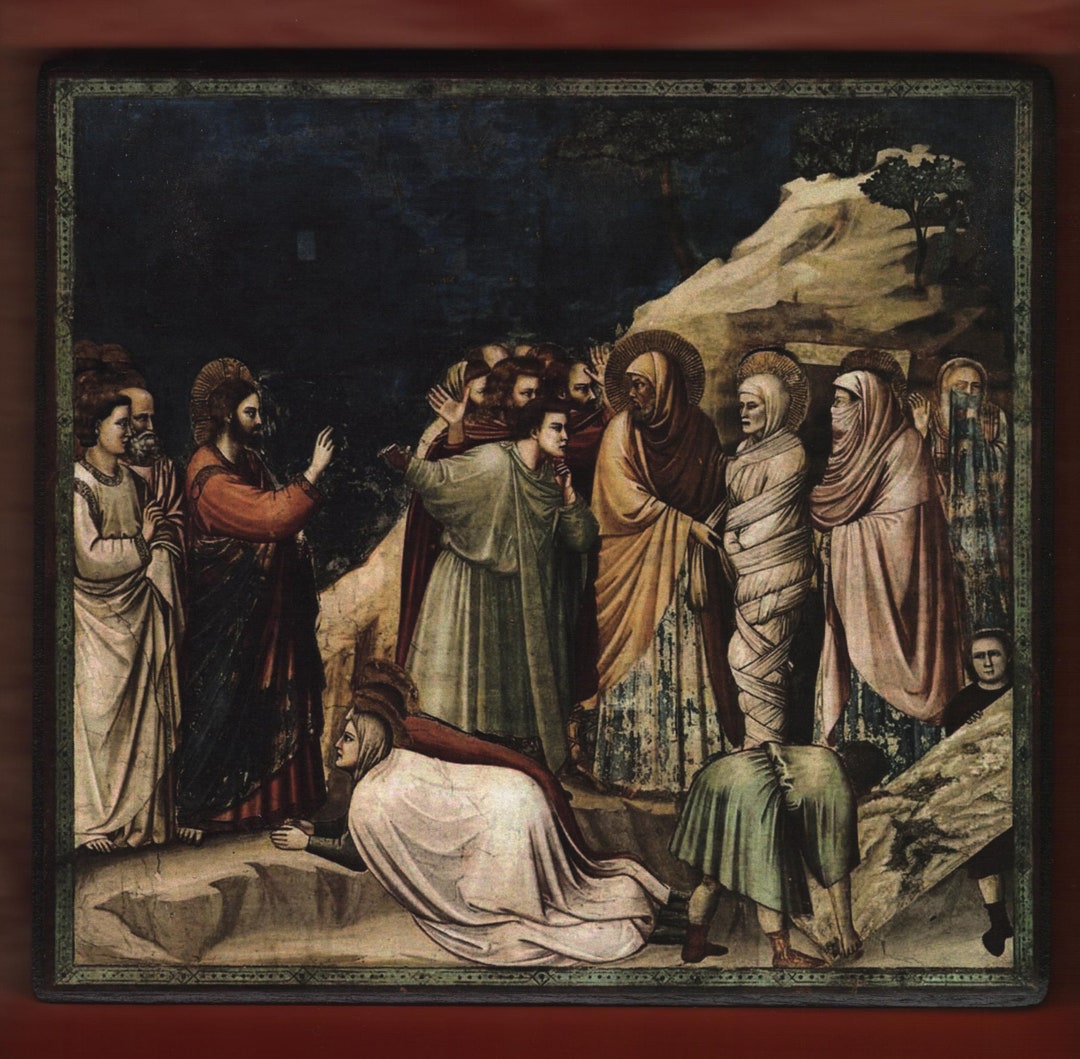 Giotto Di Bondone: the Raising of Lazarus - Etsy