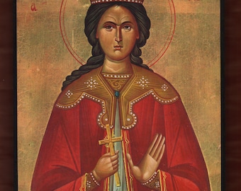 Icona cristiana ortodossa di Santa Barbara