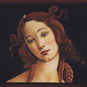 Sandro Botticelli, &quot;Venere&quot; ( dettaglio) dipinto nel 1490, da Sandro Botticelli che si trova a Torino-Galleria Sabauda.FREE SHIPPING