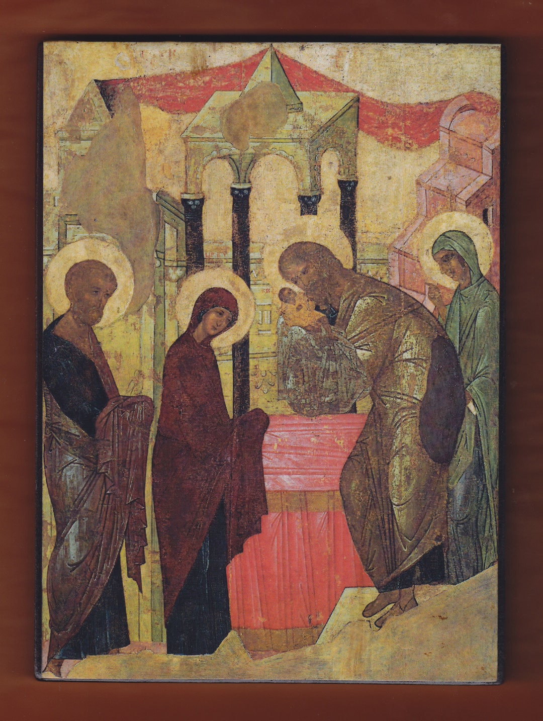 Presentation of Jesus at the Temple: Christian Orthodox Icon - Etsy