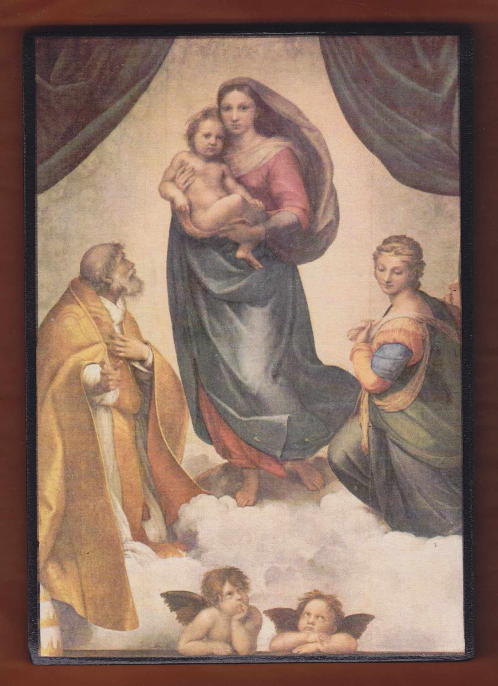 The Sistine Madonna the Madonna di San Sisto Raphael Etsy