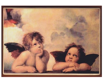 Cherubini, Madonna Sistina, La Madonna di San Sisto, Raffaello. GRATIS VERZENDING